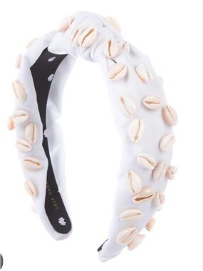 Lele Sadoughi x Stoney Clover shell headband in cream New